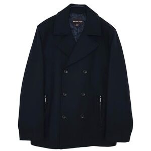 Michael Kors Classic Black Peacoat for Men